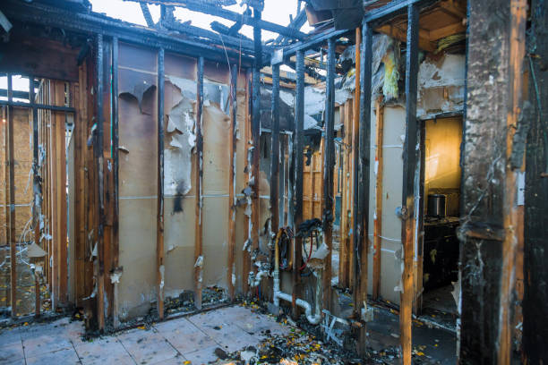 Professional Emergency Fire Cleanup technician working in National Park, NJ